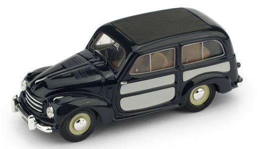 FIAT 500 C BELVEDERE CHIUSA 1951 BLU 1:43 - Brumm - BM0029-02