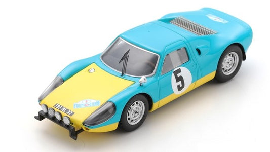 PORSCHE 904 GTS N.5 VAINQUEUR RALLYE D'EBEUF 1967 PHILIPPE FARJON 1:43 - Spark Model - SF169