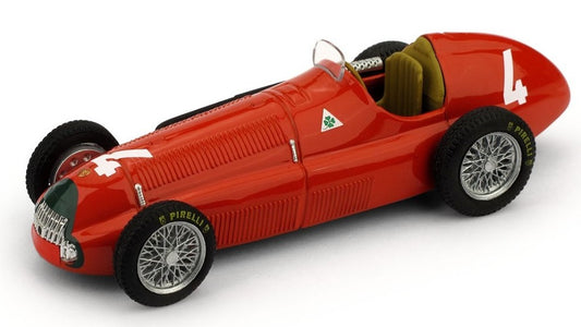 ALFA ROMEO 158 REG PARNELL 1950 N.4 3rd BRITAIN GP LIM.70 PCS 1:43 - Brumm - BM0036E