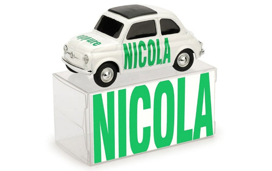 FIAT 500 NICOLA "OPPURE" 1:43 - Brumm - BMBR026