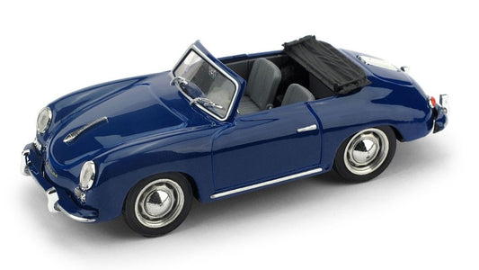 PORSCHE 356 CABRIOLET APERTA 1952 SPECIAL COLOR ROYAL BLUE 1:43 - Brumm - BM0117-05