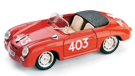 PORSCHE 356 N.403 27th (3rd CLASS) MM 1957 H.v.SAUCHEN G.BIALAS 1:43 - Brumm - BM0207