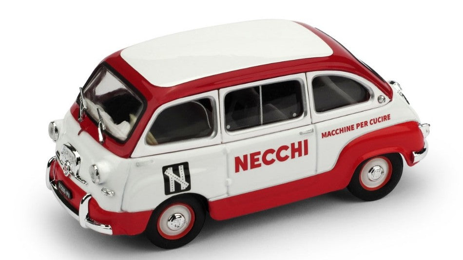 FIAT 600 MULTIPLA 1960 MACCHINE DA CUCIRE NECCHI 1:43 - Brumm - BM0585