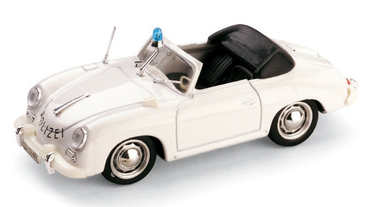 PORSCHE 356 CABRIOLET POLIZIA SVIZZERA 1952 1:43 - Brumm - BM0198D