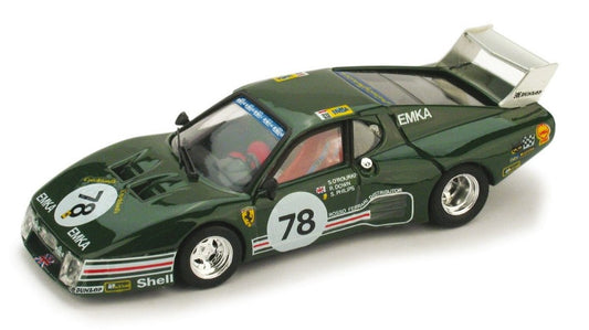 FERRARI 512 BB LM N.78 23th LE MANS 1980 O.ROURKE-DOWN-PHILIPS 1:43 - Brumm - BM0212