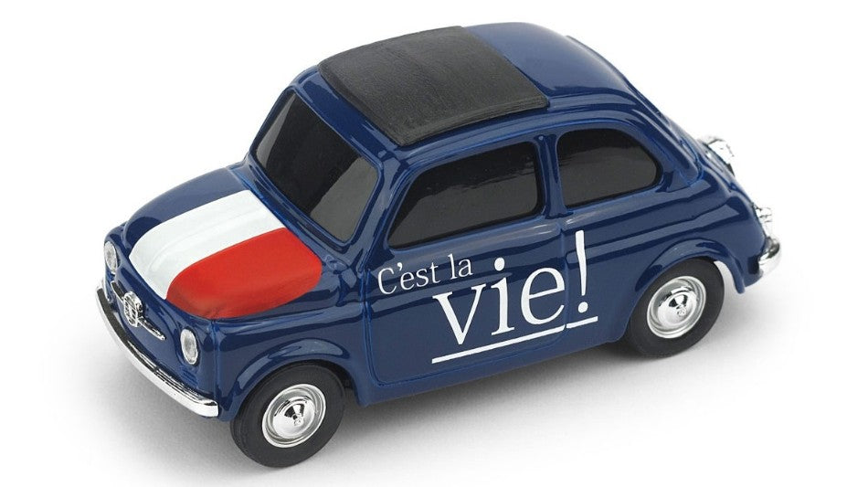 FIAT 500 BRUMS FRANCIA -VOILA  - C EST LA VIE 1:43 - Brumm - BMBR056
