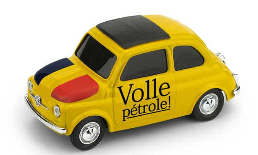 FIAT 500 BRUMS BELGIO "VOLLE PETROLE/EEN FRIET JE STEKEN?" 1:43 - Brumm - BMBR061
