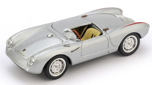 PORSCHE 550A RS SPYDER STRADALE MONOPOSTO 1954 ARGENTO 1:43 - Brumm - BM0232-02