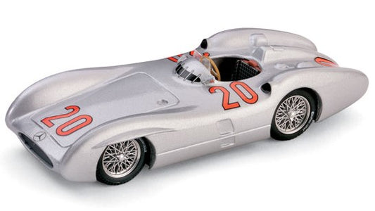 MERCEDES W 196 K.KLING 1954 N.22 2nd FRANCE GP 1:43 - Brumm - BM0280B