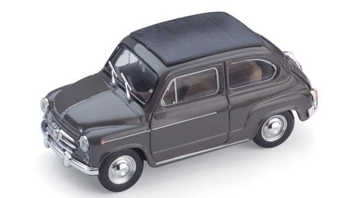 FIAT 600D TRASFORMABILE CHIUSA 1960 BEIGE 538 1:43 - Brumm - BM0318-02