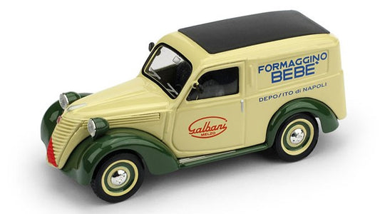 FIAT 1100 FURGONE 1950 FORMAGGINO BEBE  GALBANI 1:43 - Brumm - BM0554C