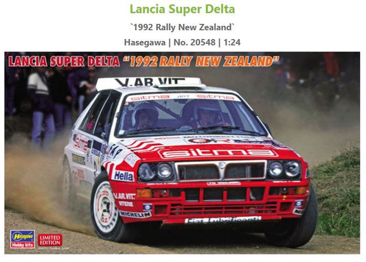 LANCIA SUPER DELTA RALLY NEW ZELAND 1992 KIT 1:24 - Hasegawa - HA20548