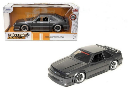 FORD MUSTANG GT 1989 BLACK-GREY 1:24 - Jada Toys - JADA33605