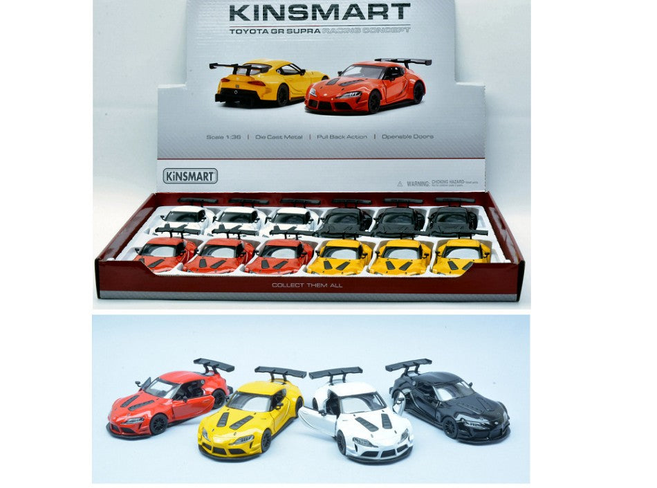 TOYOTA SUPRA 2019 COL.ASS cm 12 - Kinsmart - KT5421D