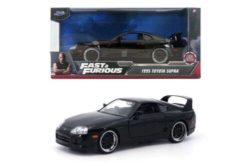 TOYOTA SUPRA 1995 FAST & FURIOUS BLACK 1:24 - Jada Toys - JADA03077