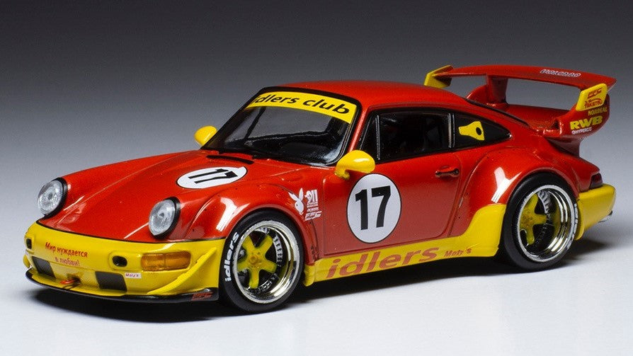 PORSCHE RWB 964 N.17 IDLERS BASED ON 911 (964) 1:43 - Ixo Model - MOC317