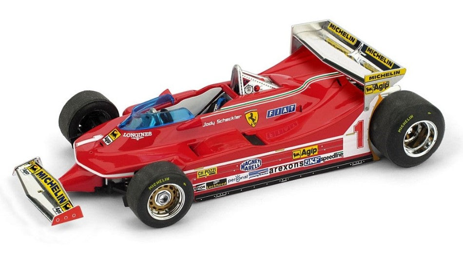 FERRARI 312 T5 JODY SCHECKTER 1980 N.1 MONACO GP 1:43 - Brumm - BM0576
