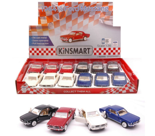 FORD MUSTANG 1964 cm 12 1:36 - Kinsmart - KT5351D