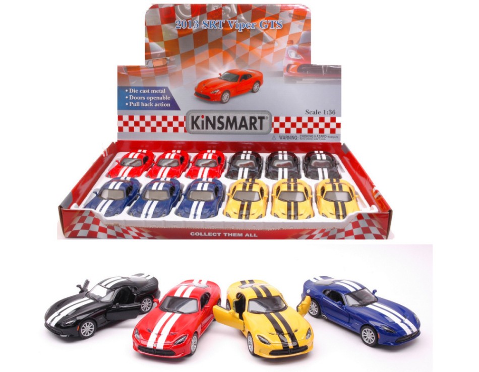 SRT VIPER GTS 2013 cm 12 1:36 - Kinsmart - KT5363DF