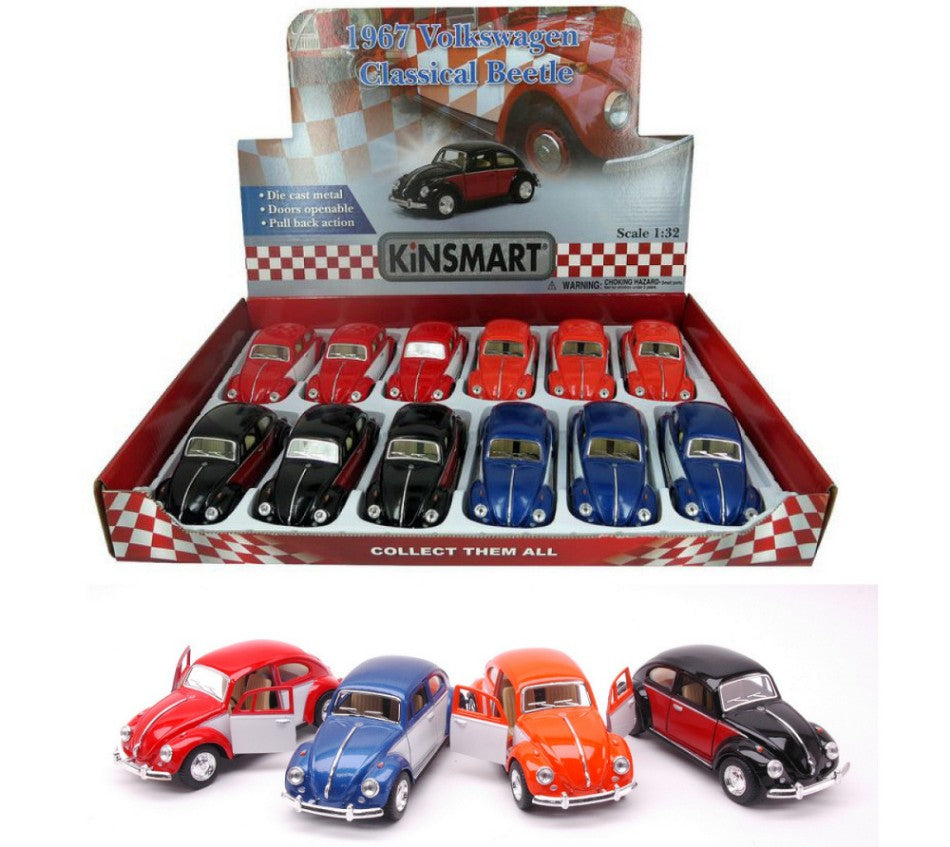 VW CLASSICAL BEETLE 1967 cm 12 1:32 - Kinsmart - KT5373D