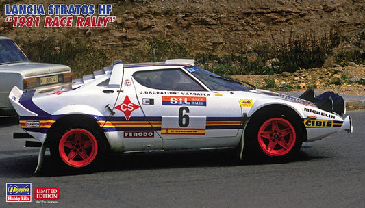 LANCIA STRATOS HF 1981 RACE RALLY KIT 1:24 - Hasegawa - HA20561