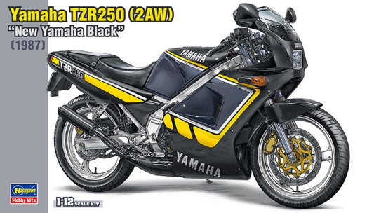 YAMAHA TZR250 NEW YAMAHA BLACK KIT 1:12 - Hasegawa - HA21743