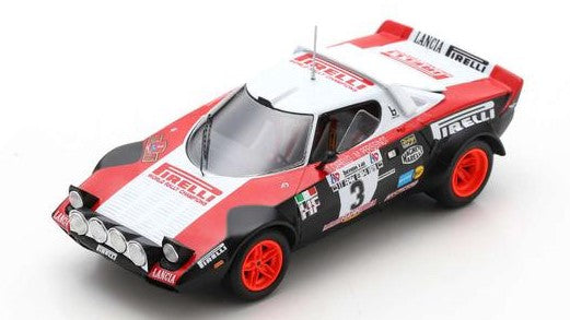 LANCIA STRATOS HF N.3 CHAMP.EUROPE RALLYES 1978 CARELLO-PERISSINOT 1:43 - Spark Model - S9093