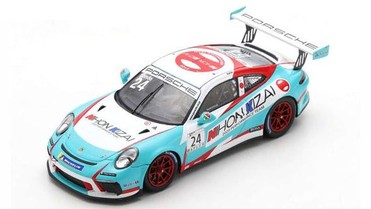 PORSCHE 911 GT3 VUP N.24 CARRERA CUP JAPAN 2020 TSUBASA KONDO 1:43 - Spark Model - SJ099