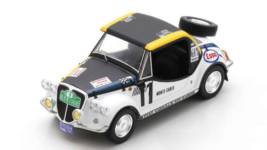 FIAT 500 GAMINE N.11 MONTE CARLO 1969 R.F.DULBECCO-Y.LE GRAVEREND 1:43 - Spark Model - S5648