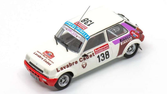 RENAULT 5 GR.2 N.138 1000 PISTES DE CANJUERS 1983 AURIOL-TISSIOT 1:43 - Spark Model - SF174
