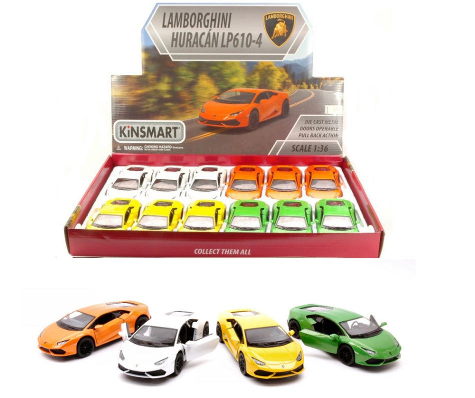 LAMBORGHINI HURACAN LP610-4 1:36 cm 12 - Kinsmart - KT5382D