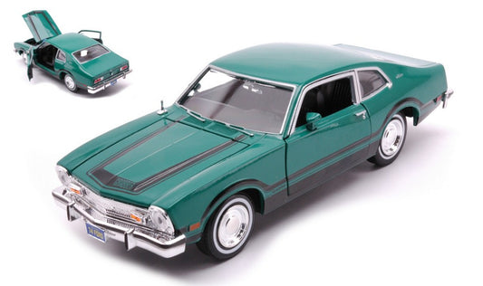 FORD MAVERICK GRABBER 1974 GREEN/BLACK 1:24 - MotorMax - MTM73332GN