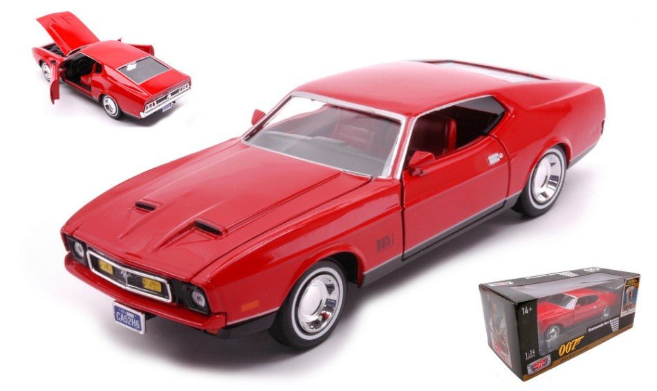 FORD MUSTANG MACH 1 COUPE 1971 007 JAMES BOND DIAMONDS ARE FOREVER 1:24 - MotorMax - MTM79851