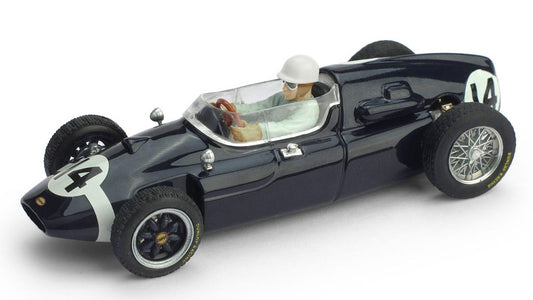COOPER STIRLING MOSS 1959 N.14 WINNER ITALY GP + PILOTA 1:43 - Brumm - BM0279CH