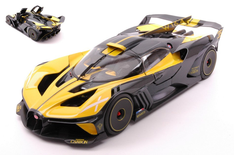 BUGATTI BOLIDE YELLOW 1:18 - Burago - BU11047Y