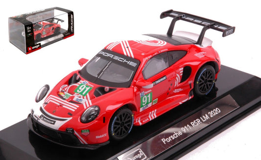 PORSCHE 911 RSR N.91 LM 2020 1:43 - Burago - BU38308