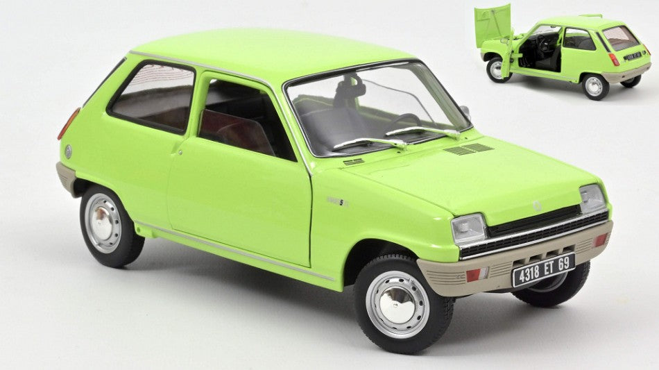 RENAULT 5 1972 LIGHT GREEN 1:18 - Norev - NV185155
