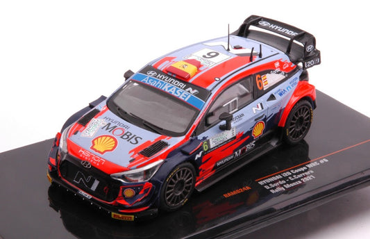 HYUNDAI i20 COUPE WRC N.6 RALLY MONZA 2021 SORDO/CARRERA 1:43 - Ixo Model - RAM824