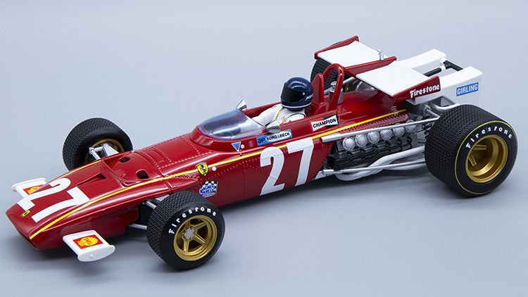 FERRARI 312B N.27 BELGIO GP 1970 J.ICKX W/DRIVER 1:18 - Tecnomodel - TMD18064C