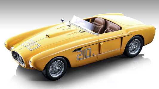 FERRARI 340 MEXICO SPYDER N.210 WATKINS GLEN 1955 PRESTON GRAY 1:18 - Tecnomodel - TMD18212C