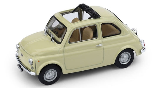 FIAT 500R 1972-75 APERTA AVORIO ANTICO 1:43 - Brumm - BM0474-03