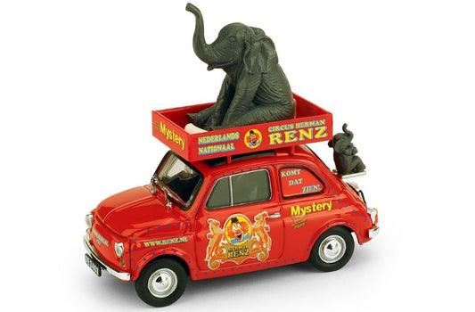 FIAT 500R CIRCUS RENZ MISTERY 2008 1:43 - Brumm - BM0502B
