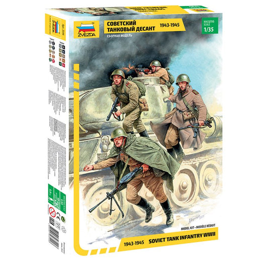 SOVIET TANK CREW KIT 1:35 - Zvezda - Z3544