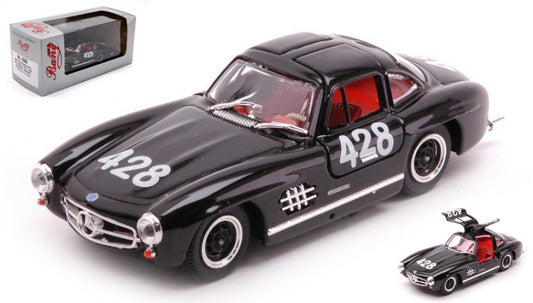 MERCEDES 300 SL N.428 2nd CLASS MILLE MIGLIA 1955 GENDEBIEN-WASHER 1:43 - Bang - BGBL520