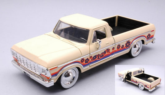 FORD F-150 1979 "I LOVE THE 70s" CREME 1:24 - Jada Toys - JADA31609