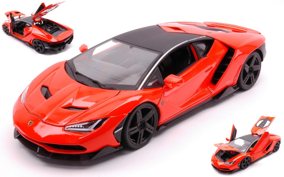 LAMBORGHINI CENTENARIO LP 770-4 2016 ORANGE 1:18 - Maisto - MI31386O