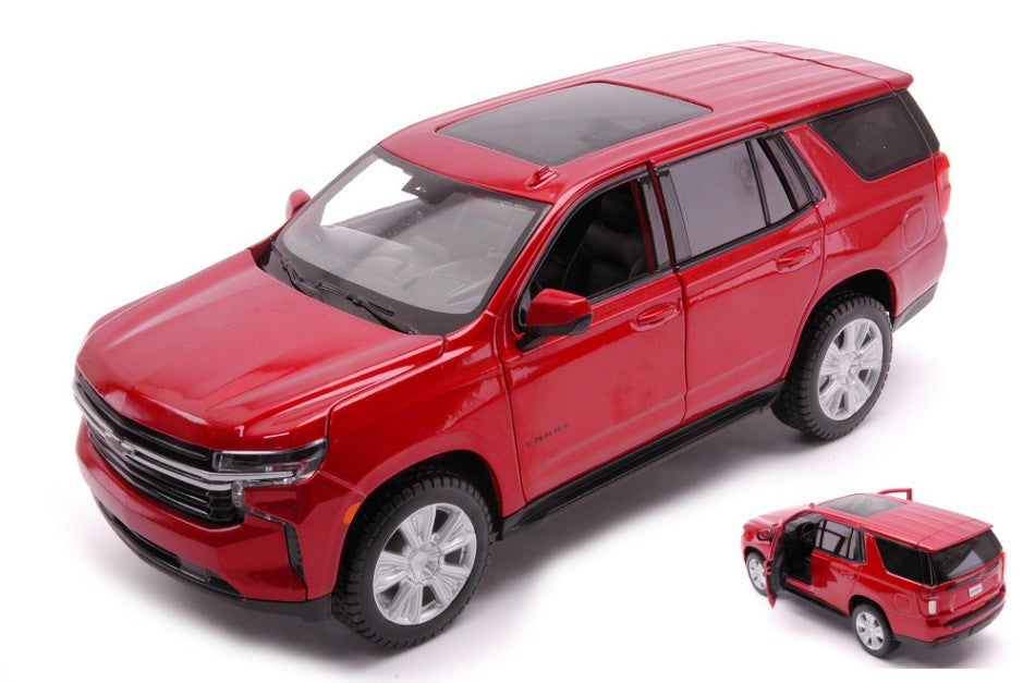 CHEVROLET TAHOE 2021 METALLIC RED 1:26 - Maisto - MI31533
