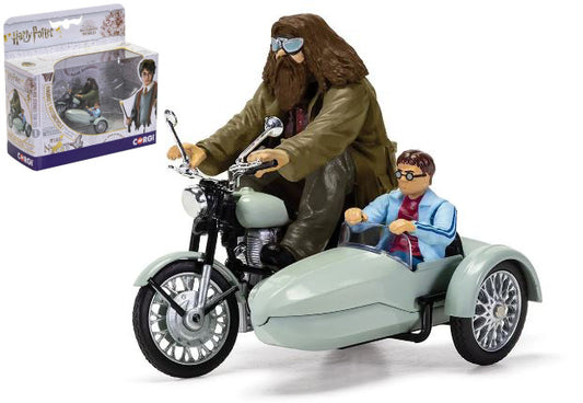 HARRY POTTER HAGRIDS MOTORCYCLE AND SIDECAR cm 6,5 - Corgi - CC99727