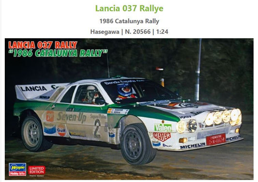 LANCIA 037 CATALUNYA RALLY 1986 KIT 1:24 - Hasegawa - HA20566