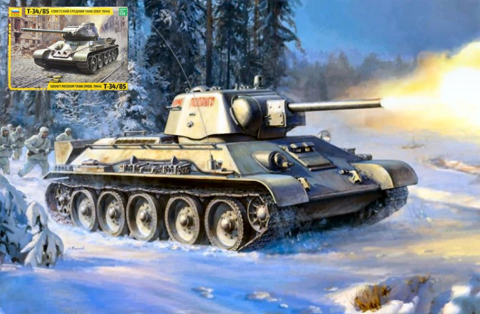 T-34/76 MOD.1943 URALMASH KIT 1:35 - Zvezda - Z3689